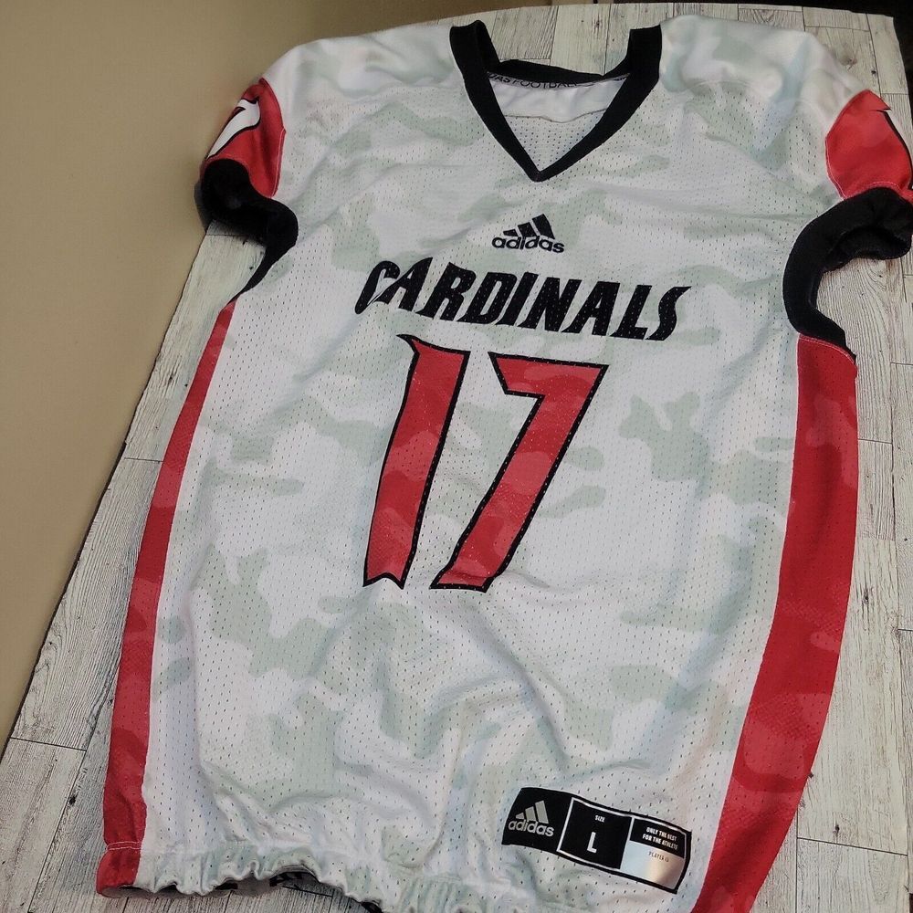 Adidas Louisville Cardinals‎ Football Jersey #17 Randall Mens Size Large V-Neck